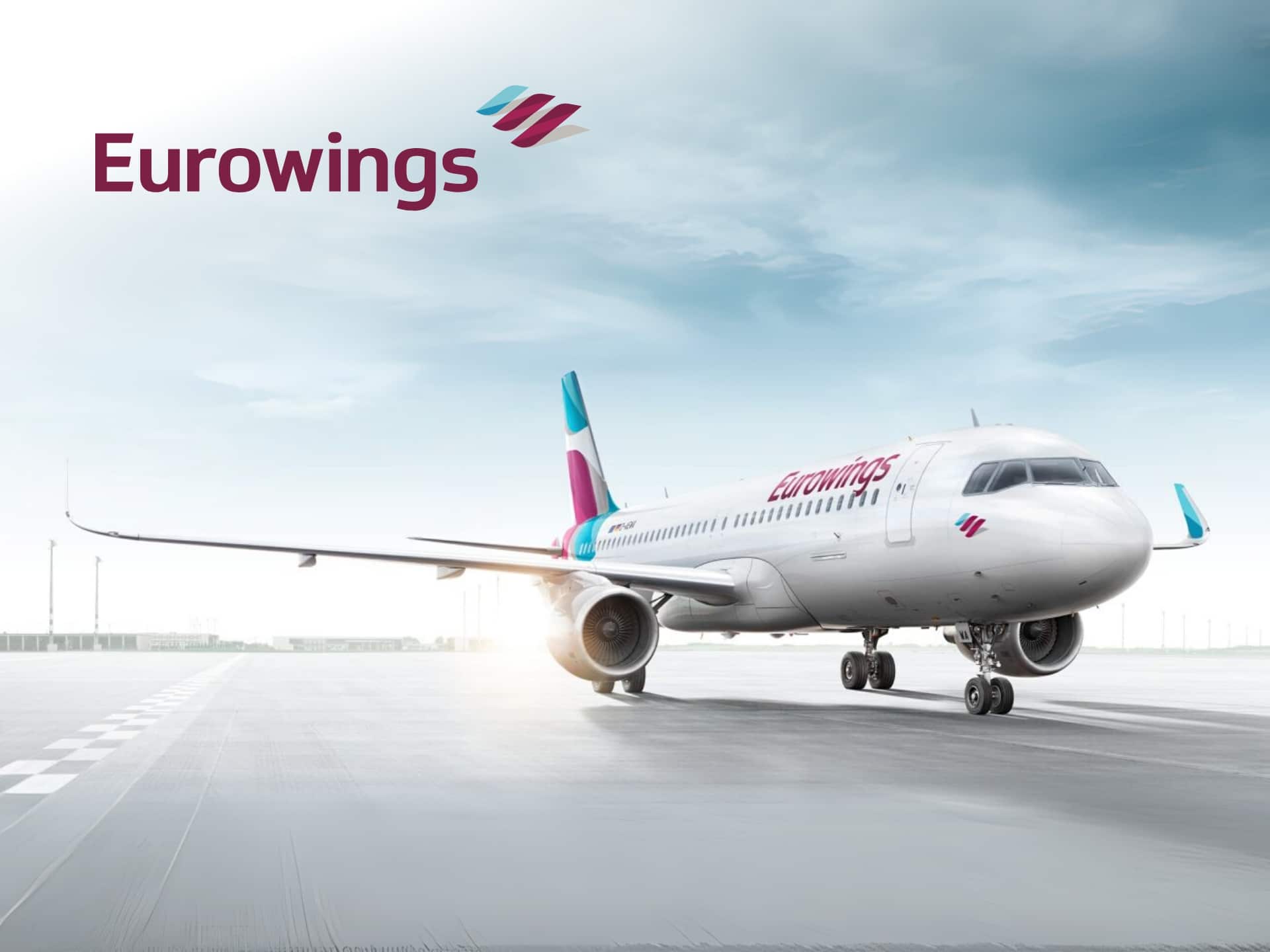 Eurowings Promotional Cover Image Showing Discounted Flights