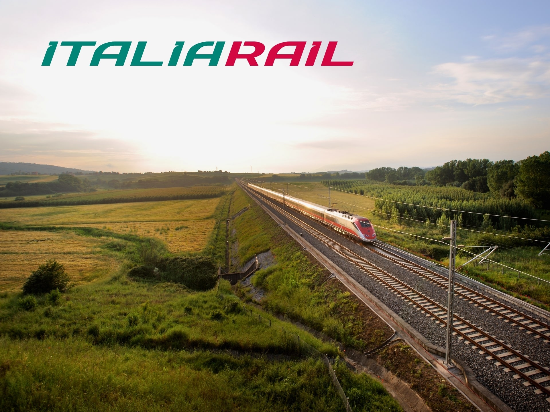 Italiarail Promotional Banner Depicting Discounted Rail Travel