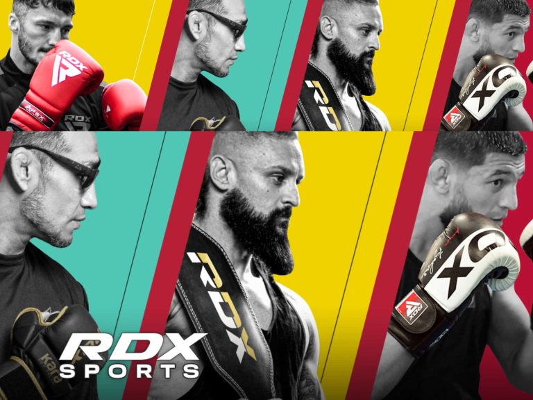 Promotional Banner Showcasing Rdx Sports Products On Discount