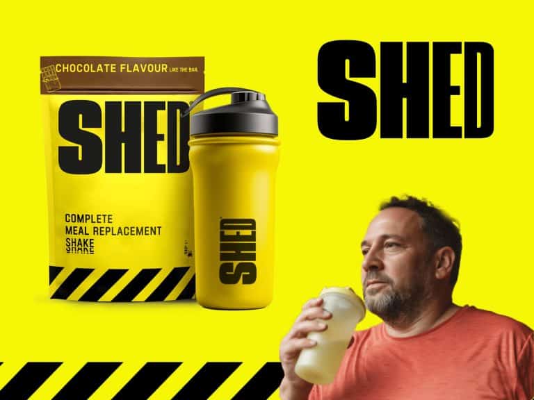 Promotional Image Of Shed Shake Meal Replacement Product