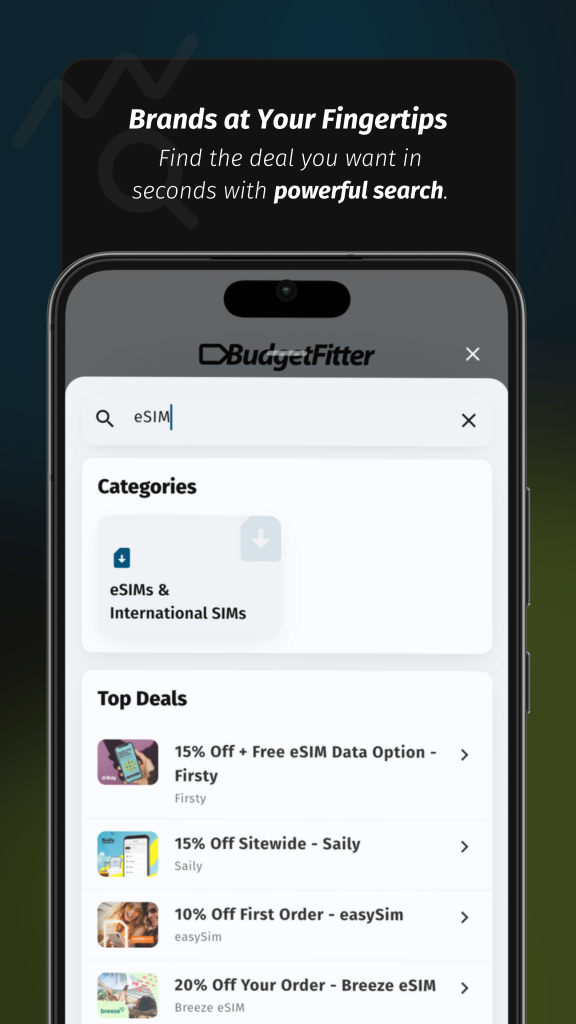 Budget Fitter App: Expense Tracker & Financial Planning Budget Fitter app interface showing expense tracking and financial planning tools. Save money & manage your budget effectively.
