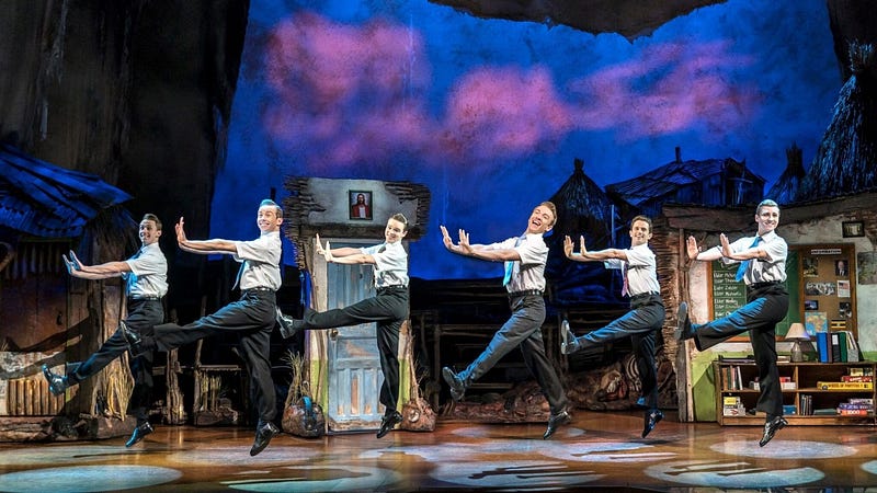 London's West End: A vibrant scene of musical theatre performances in London, UK. Broadway-style shows and cheap tickets are available.
