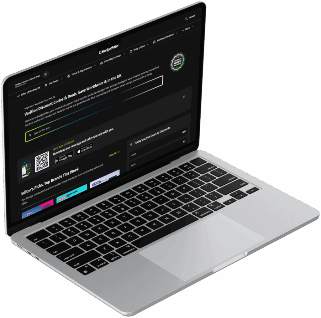 BudgetFitter extension settings page showing control options.